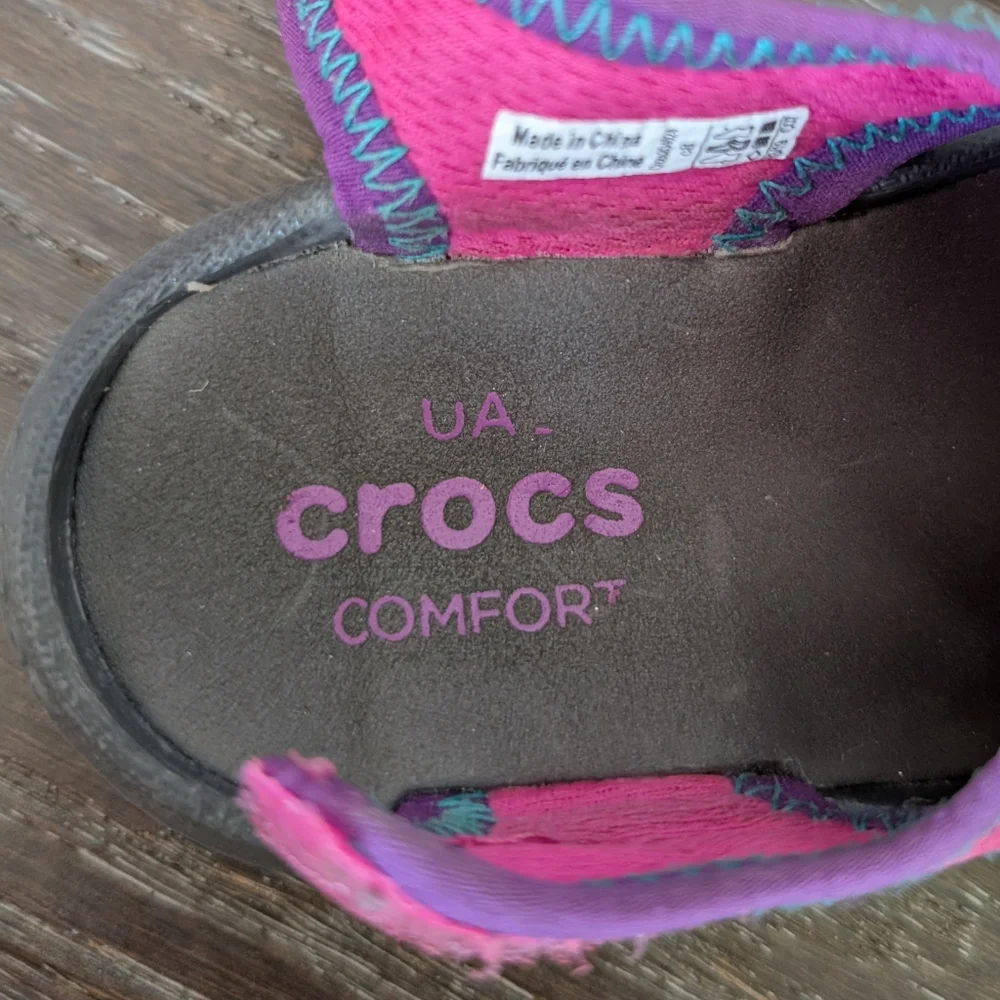 Crocs Pink Swiftwater Sandals Size 8